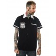 Dragstrip Clothing Mens Bowling Shirt Route 66 